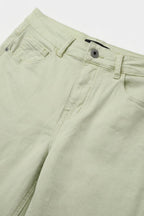 Indigo Wide Leg Bermuda Shorts