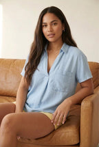 Céleste Tencel Polo Shirt