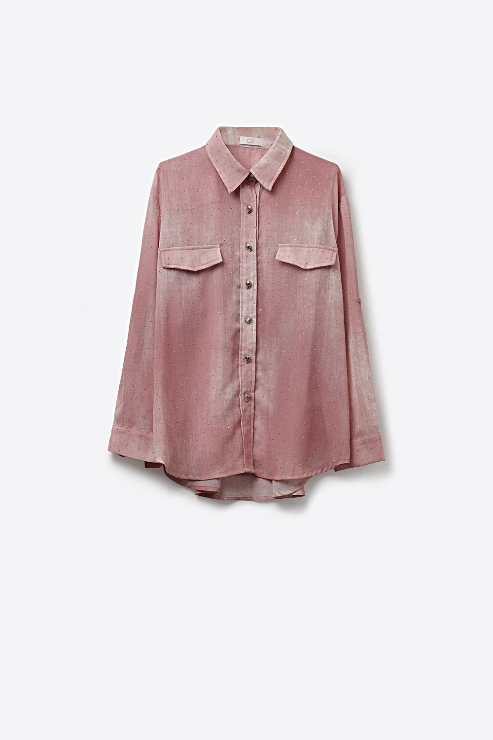 Nuée Strass Chiffon Shirt
