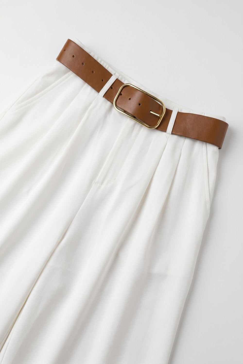 Élégance Pleated Wide Leg Pants
