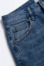 Tonneau Wide Leg Cuffed Jeans