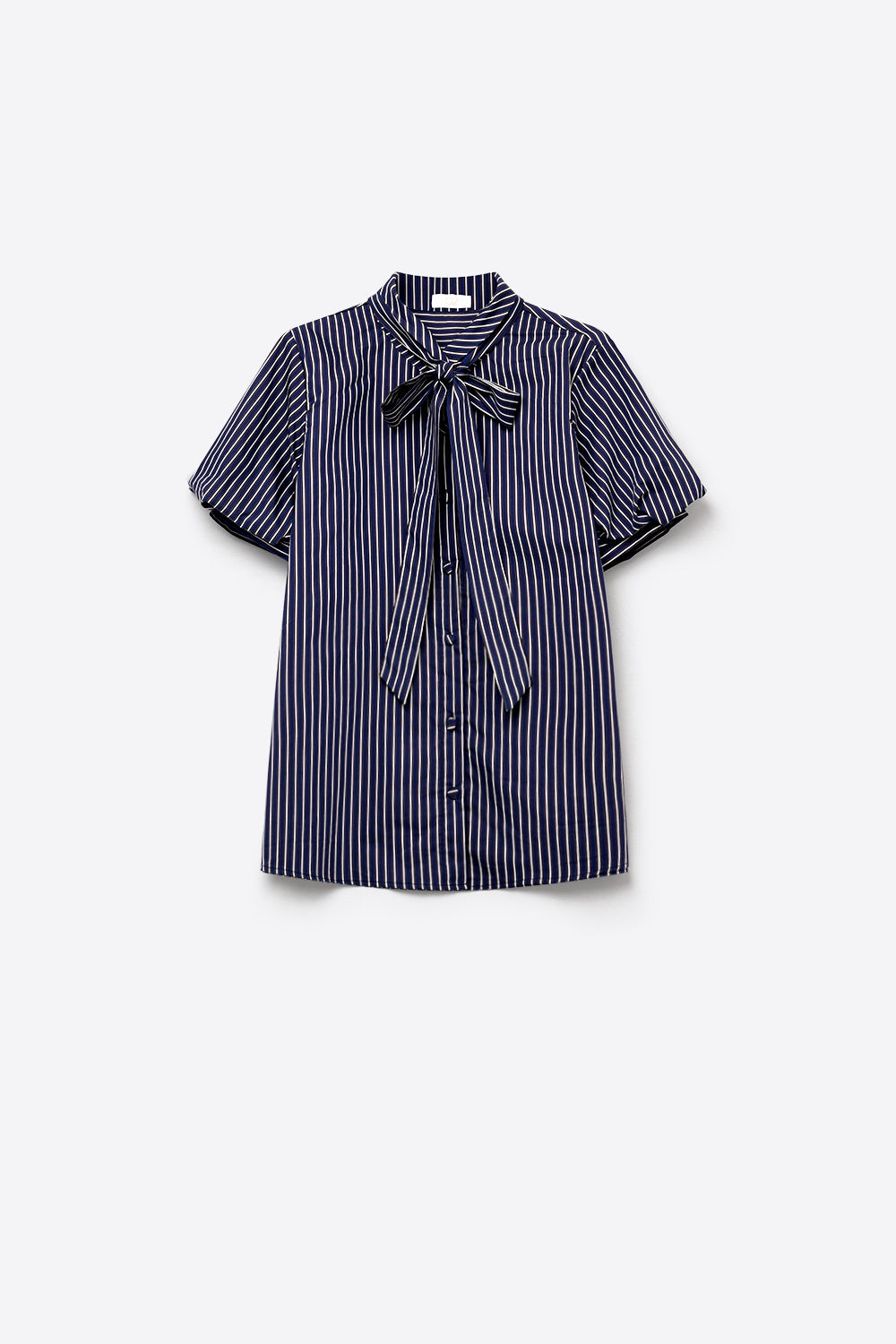 Nœud Stripe Bow Tie Shirt