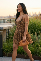 Féroce Leopard Halter Babydoll
Dress