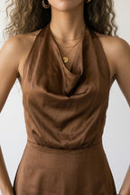 Lueur Satin Mini Dress