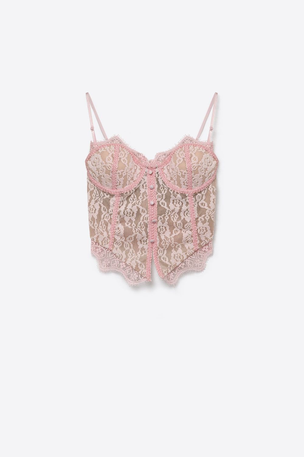 Florette Lace Bustier Top