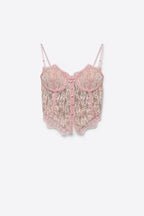 Florette Lace Bustier Top