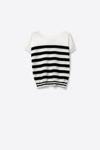 Marinière Stripe Knit Sweater Top