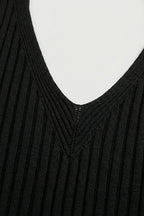 Nerveux Ribbed V-Neck Tank