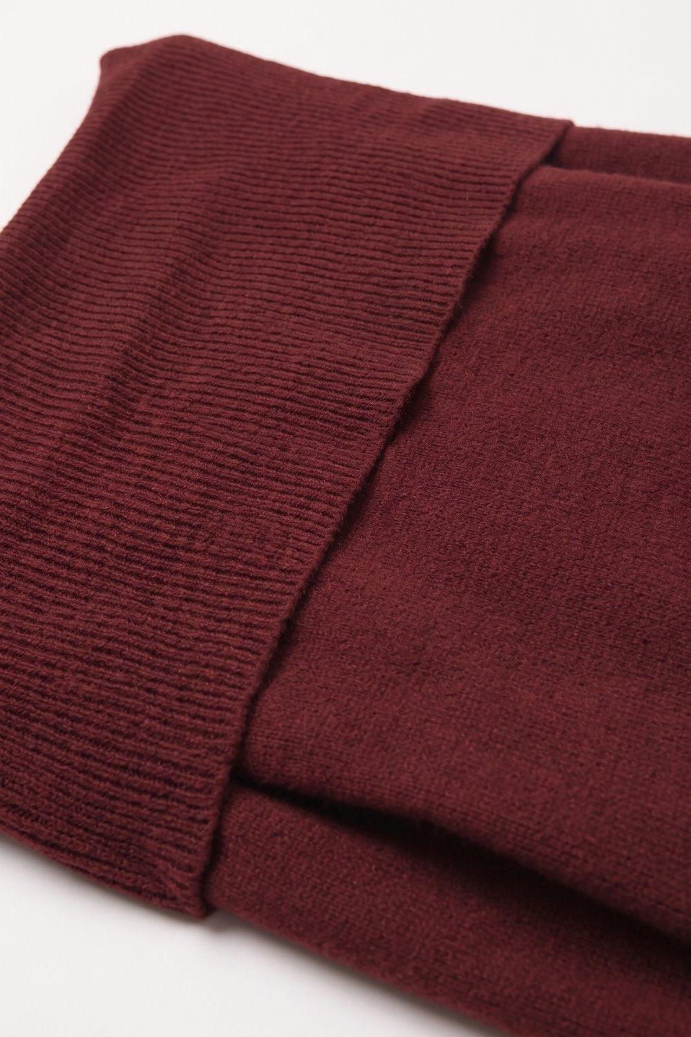 Bardot Ribbed Off Shoulder Sweater