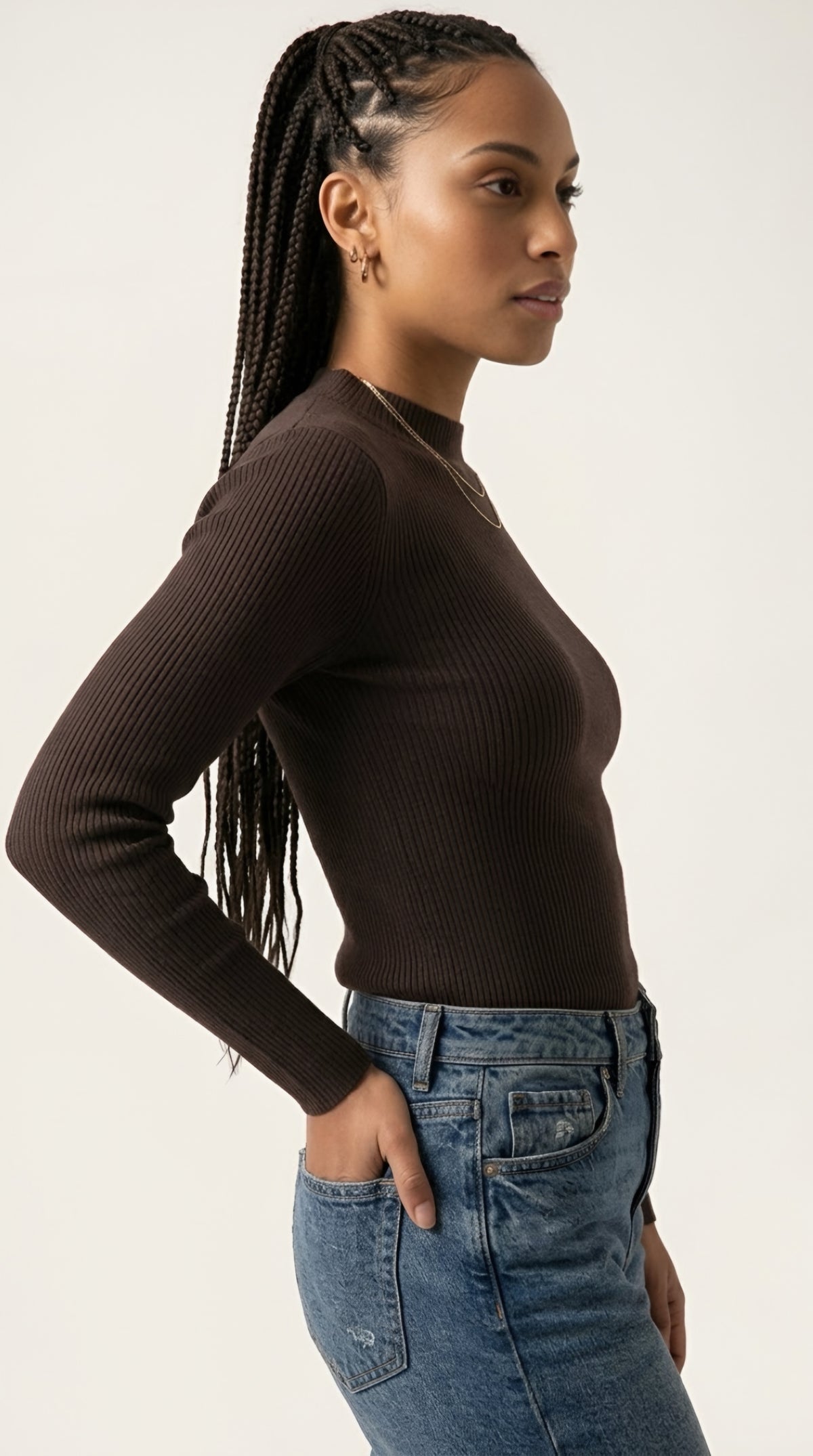 Mérinos Fine Rib Sweater