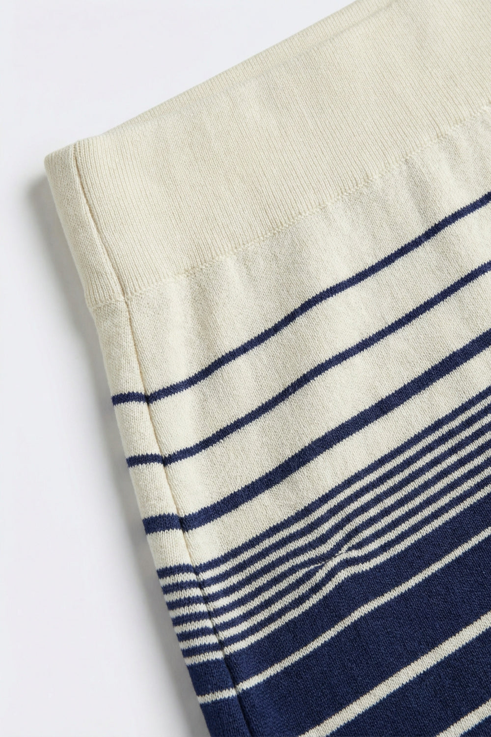 Bord Stripe Knit Midi Skirt