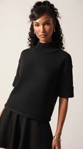 Hausse Chunky Ribbed High Collar Sweater