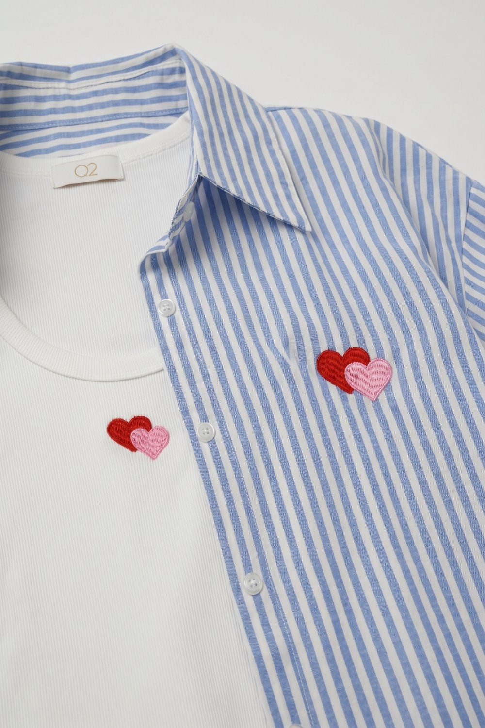 Amour Stripe Shirt & Tank Set