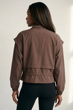 Élan Cropped Athletic Jacket