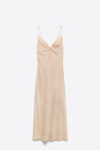 Sérénade Satin Slip Maxi Dress