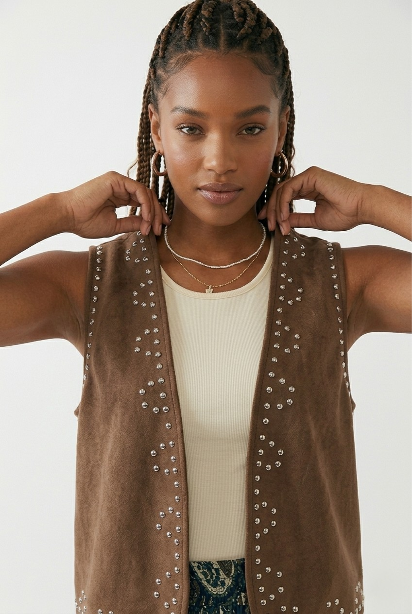 Clouté Studded Vest