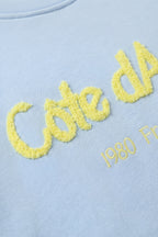 Côte d’Azur Embroidered Sweatshirt