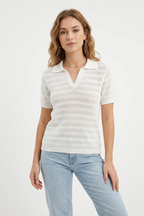 Maille Open Knit Polo