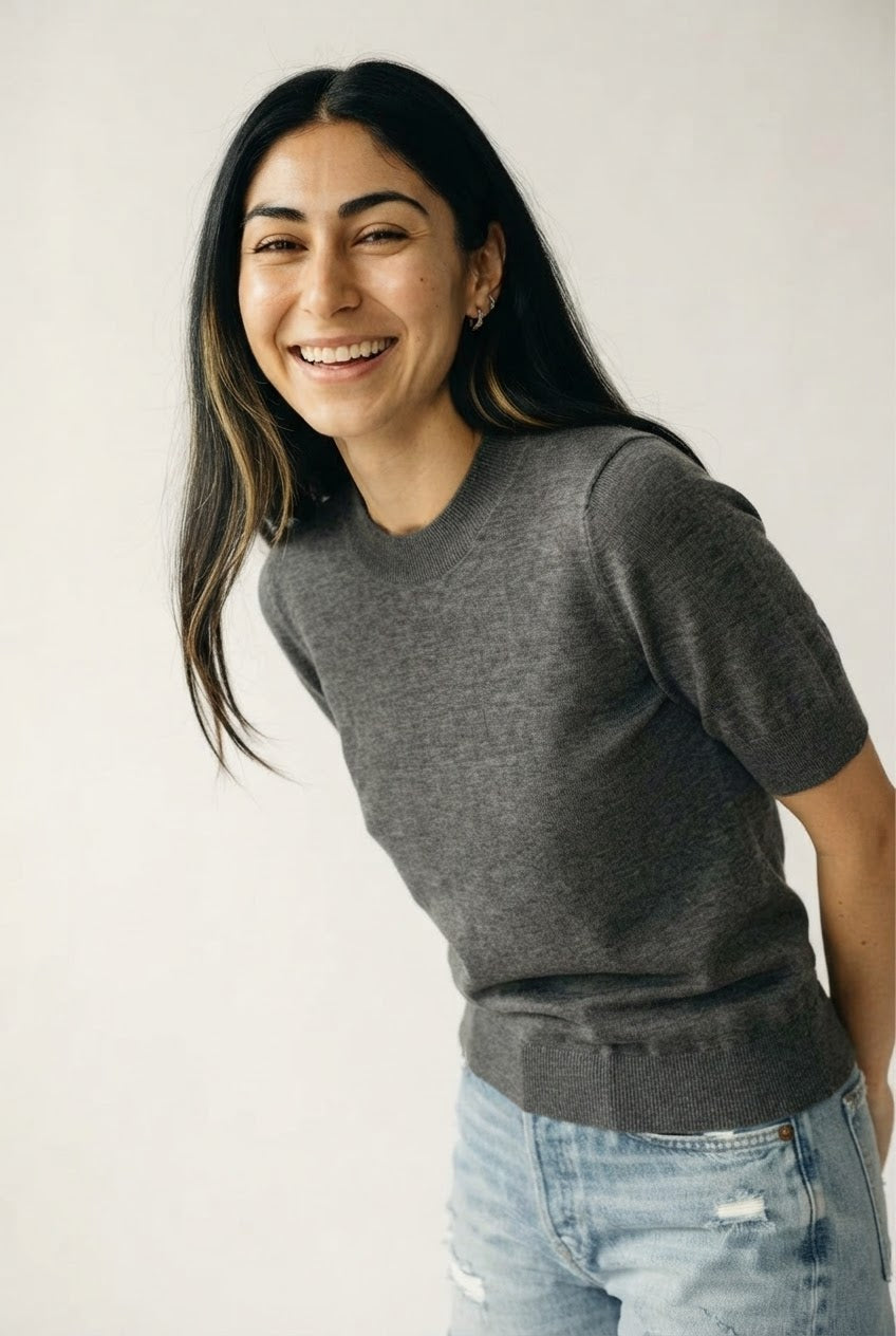 Laine Fine Knit Crew Neck