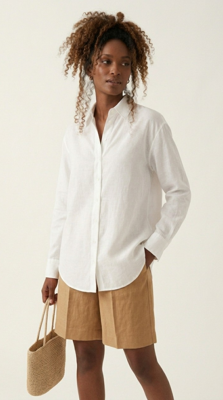 Diaphane Sheer Button-Down Shirt