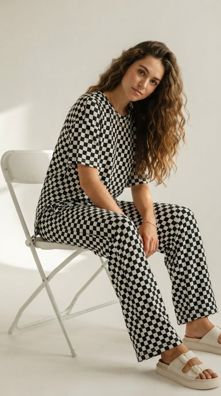 Damier Lounge Set