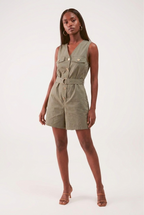 Sahel Belted Utility Romper