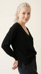 Poche Fine Knit Cardigan