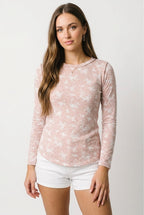 Pétale Floral Thumb Hole Top