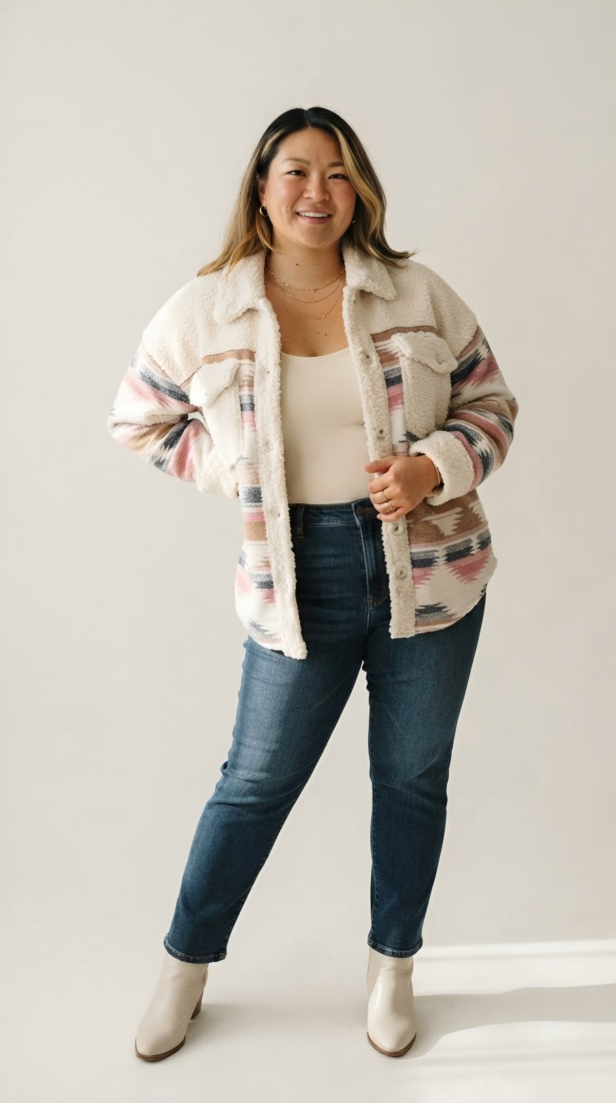 Soleil Aztec Shacket