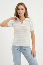 Maille Open Knit Polo