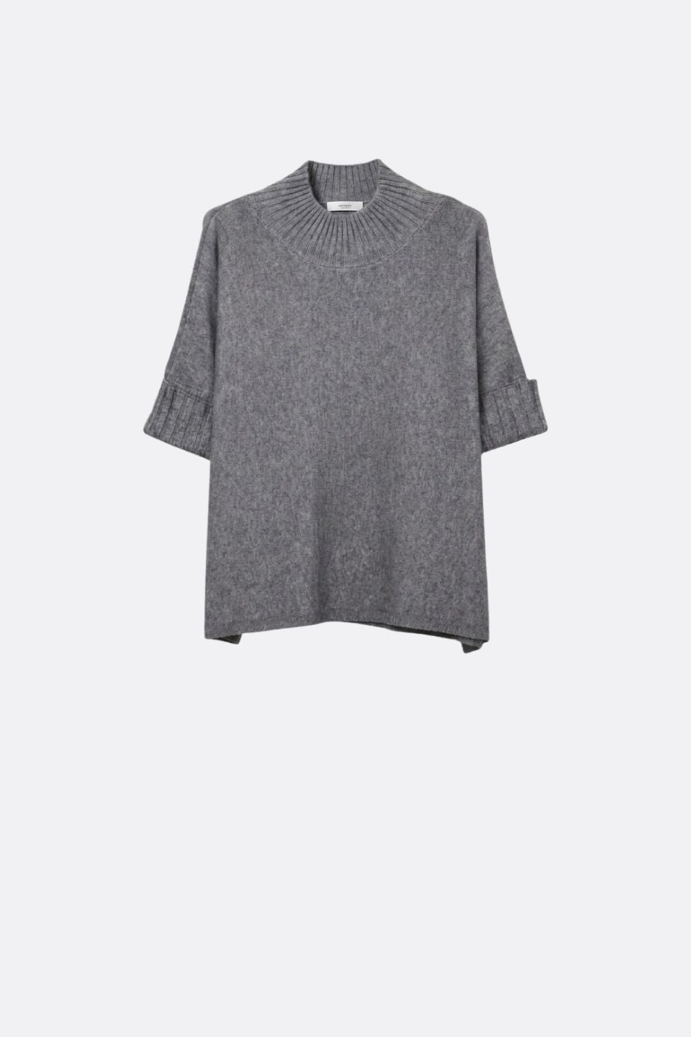 Hausse Chunky Ribbed High Collar Sweater