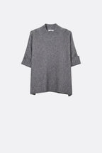 Hausse Chunky Ribbed High Collar Sweater