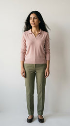 Liseré Polo Knit Sweater
