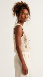 Brisa Cable Knit Vest
