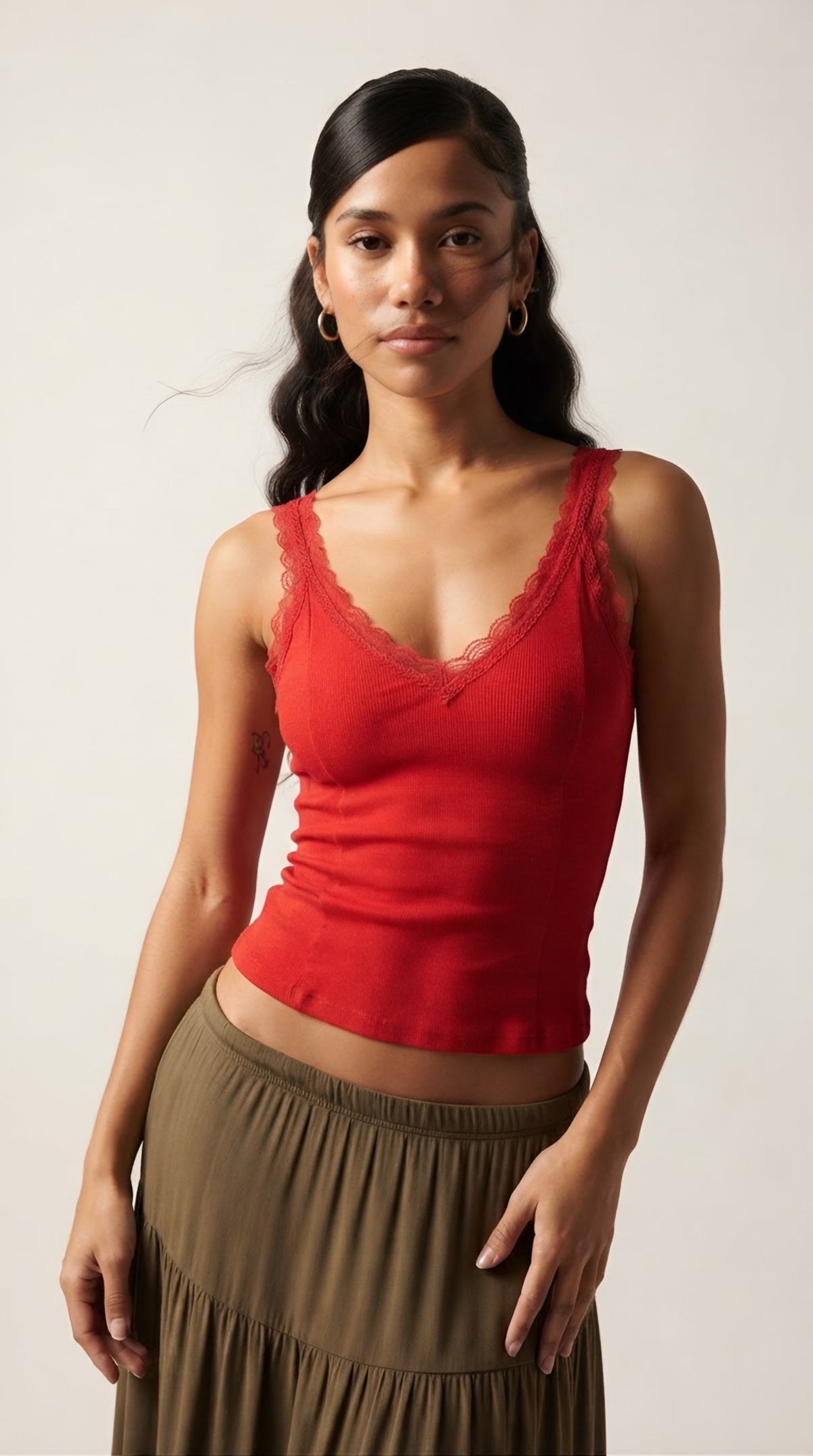 Écume Lace Trim Camisole