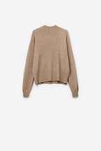 Tourelle High Collar Knit Sweater