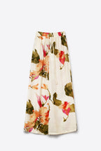 Aquarelle Floral Wide Leg Pants