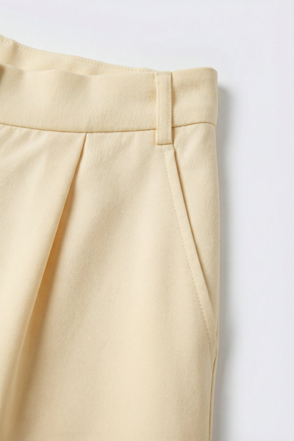 Dorée Tailored Lace Trim Shorts