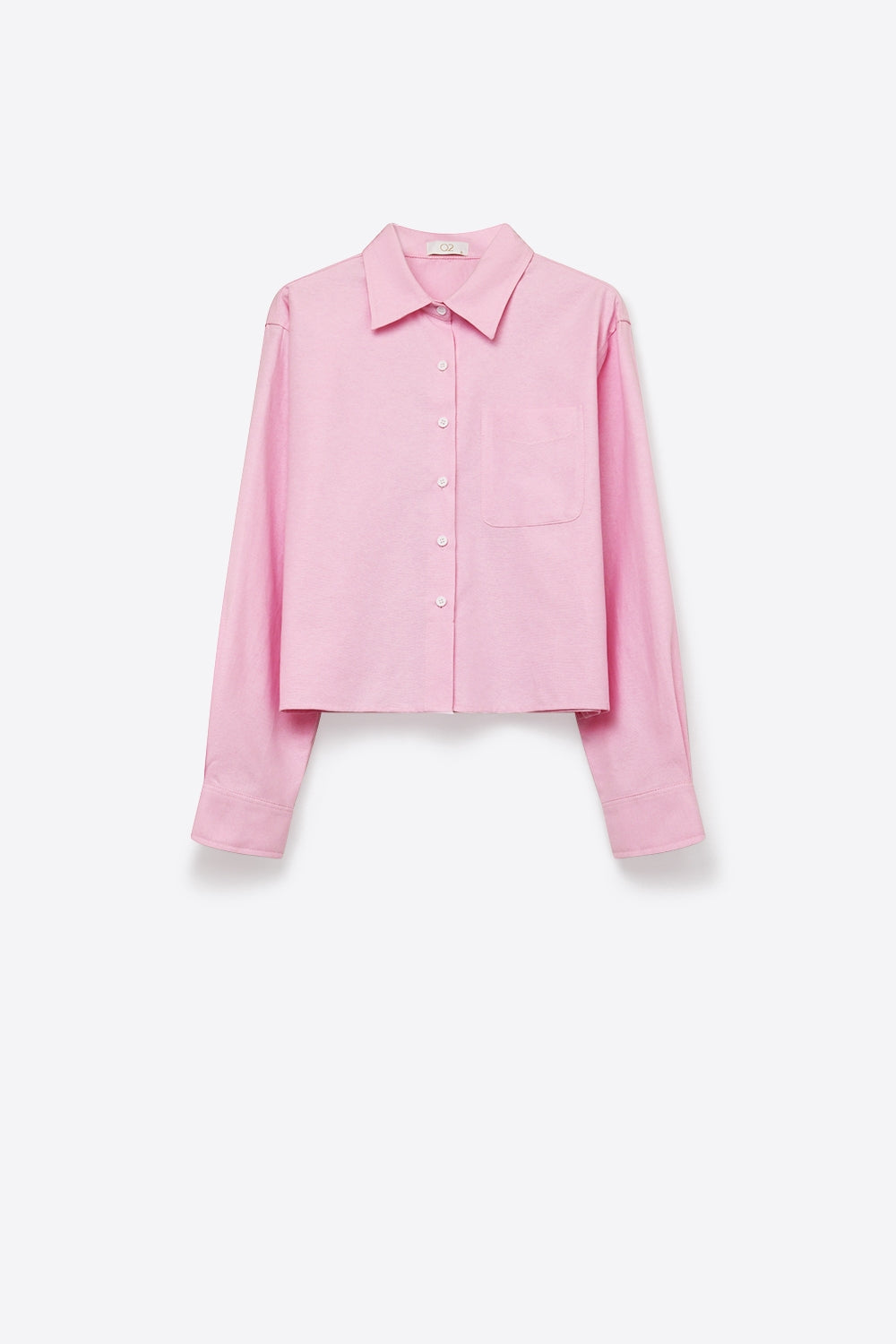 Ciel Cropped Button Shirt