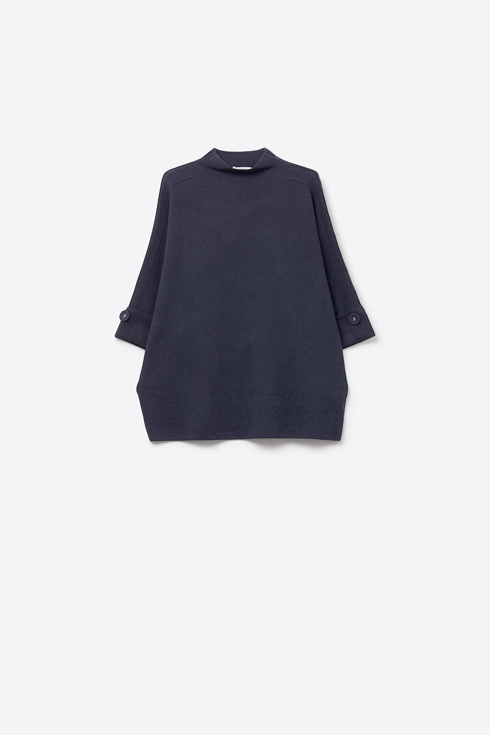 Nacelle Button Sleeve Knit Sweater