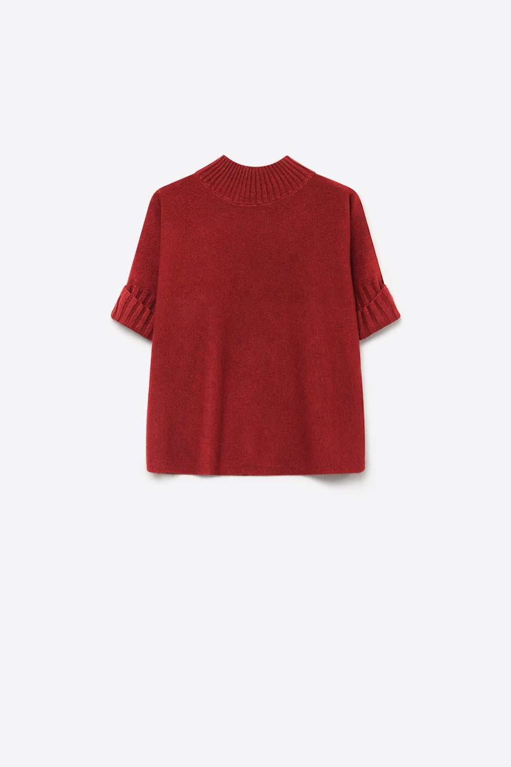 Hausse Chunky Ribbed High Collar Sweater