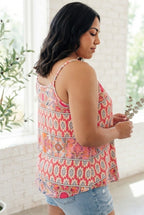 Bohème Mixed Print Cami Tank