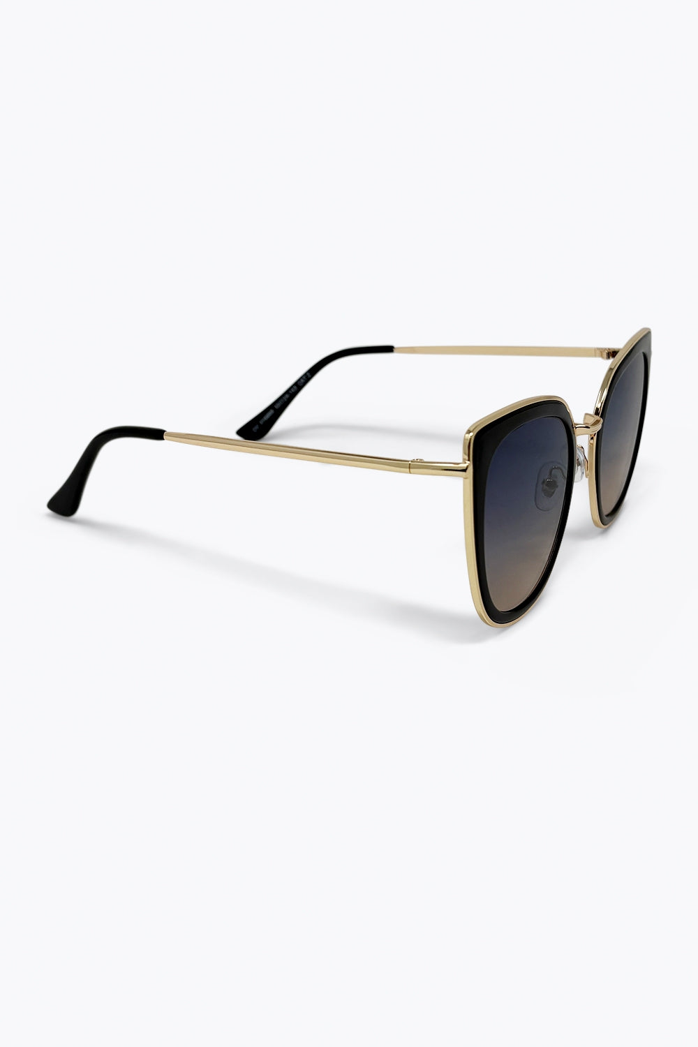 Nuit Black Gold Cat Eye Shades