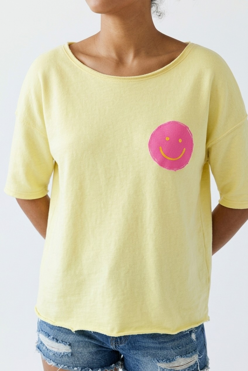 Sourire Smiley Graphic Sweatshirt