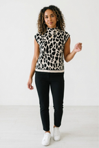 Savane Leopard Knit Blouse