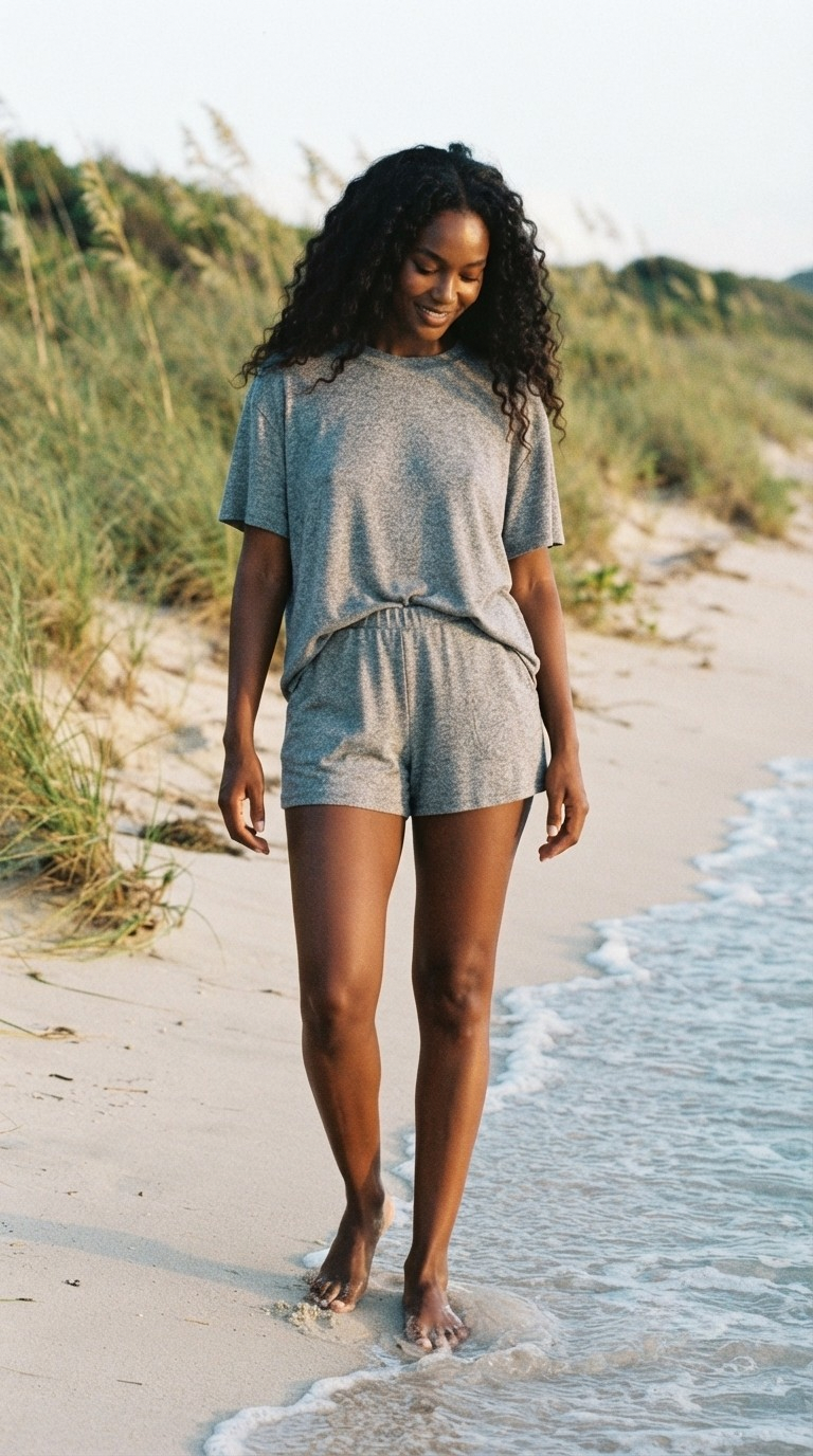 Mélange Black Two-Piece Set