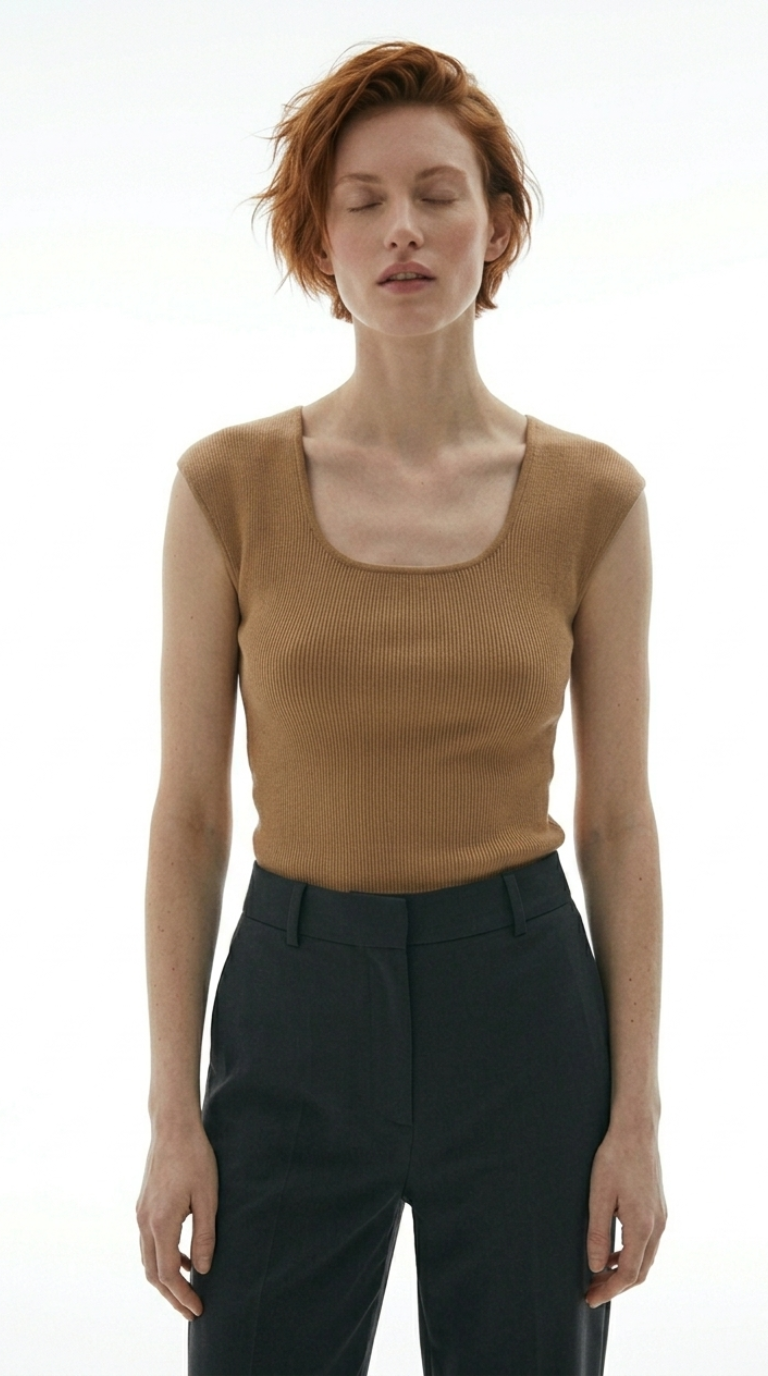 Sillon Ribbed Knit Sweater