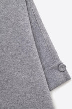 Nacelle Button Sleeve Knit Sweater
