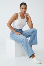 Largo Wide Leg Ankle Jeans