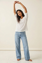 Aéré Textured Oversized Top